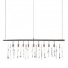 Zuo Modern Shooting Stars Ceiling Lamp Chrome - Front with White bG