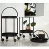 Cane-Line Roll Trolley Midnight blue - Cane-Line Roll Trolley Midnight blue