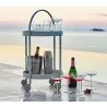 Cane-Line Roll Trolley white bar 2 - Cane-Line Roll Trolley white bar 2