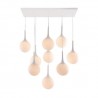 Zuo Modern Epsilon Ceiling Lamp White - With White BG