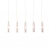 Zuo Modern Celeron Ceiling Lamp Clear - Front with White BG