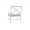 Bristol Dining Chair in Canvas Flax w/ Self Welt - Back Side Angle - Bristol Dining Chair in Canvas Flax w/ Self Welt - Back Side Angle