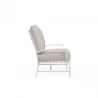 Bristol Club Chair Canvas Flax in Canvas Flax w/ Self Welt - Side Angle - Bristol Club Chair Canvas Flax in Canvas Flax w/ Self Welt - Side Angle