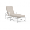 Bristol Chaise in Canvas Flax w/ Self Welt - Front Side Angle