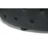 Baxton Studio Cardiff Dark Gray Linen Modern Tufted Ottoman - Lrg Edge
