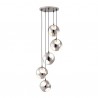 Zuo Modern Meteor Shower Ceiling Lamp Chrome - Front