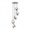 Zuo Modern Meteor Shower Ceiling Lamp Chrome - Front
