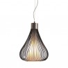 Zuo Modern Interstellar Ceiling Lamp Black - Front Close-up