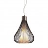 Zuo Modern Interstellar Ceiling Lamp Black - Front Close-up