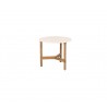 Cane-Line Twist Coffee Table, Small, Teak Travertine look, ceramic