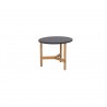 Cane-Line Twist Coffee Table, Small, Teak Fossil black, ceramic