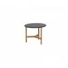 Cane-Line Twist Coffee Table, Small, Teak Fossil black, ceramic - Cane-Line Twist Coffee Table, Small, Teak Fossil black, ceramic