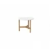 Cane-Line Twist Coffee Table, Small, Teak White, Cane-line HI-Core - Cane-Line Twist Coffee Table, Small, Teak White, Cane-line HI-Core