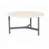 Cane-Line Twist Coffee Table, Large Travertine look, ceramic - Cane-Line Twist Coffee Table, Large Travertine look, ceramic