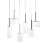 Zuo Modern Hale Ceiling Lamp Clear - White BG