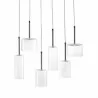 Zuo Modern Hale Ceiling Lamp Clear - White BG - Zuo Modern Hale Ceiling Lamp Clear - White BG