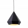 Zuo Modern Forecast Ceiling Lamp - Front Black - Zuo Modern Forecast Ceiling Lamp - Front Black