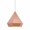 Zuo Modern Forecast Ceiling Lamp - Front Rose Gold - Zuo Modern Forecast Ceiling Lamp - Front Rose Gold