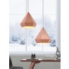 Zuo Modern Forecast Ceiling Lamp in Rose Gold - Lifestyle 