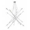 Zuo Modern Belief Ceiling Lamp Chrome - Front