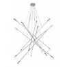 Zuo Modern Belief Ceiling Lamp Chrome - Front - Zuo Modern Belief Ceiling Lamp Chrome - Front