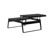 Cane-Line Chill-Out Coffee Table, Dual Heights Back View