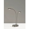 Adesso Eternity LED 2 Arm Desk Lamp With Smart Switch - Adesso Eternity LED 2 Arm Desk Lamp With Smart Switch