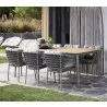 Cane-Line Ocean Chair, Stackable, Cane-Line Soft Rope side view 2 - Cane-Line Ocean Chair, Stackable, Cane-Line Soft Rope side view 2