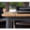 Cane-LIne Core Dining Table, 63x36 Inches, corner view