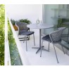 Cane-Line Lean Chair, Stackable with coffee table
