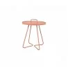 Cane-Line On-The-Move Side Table, Small Light rose  aluminium - Cane-Line On-The-Move Side Table, Small Light rose  aluminium