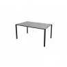 Cane-Line Pure Dining Table Base, 59.1"x35.5", Aluminium Image 0012 - Cane-Line Pure Dining Table Base, 59.1"x35.5", Aluminium Image 0012