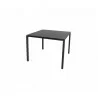 Cane-Line Pure Dining Table nero - Cane-Line Pure Dining Table nero