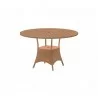 Cane-Line Lansing Dining Table, Small, Dia. 47.25",Natural, Cane-line Weave Natural, Cane-line WeaveTaupe, Cane-line Weave base - Cane-Line Lansing Dining Table, Small, Dia. 47.25",Natural, Cane-line Weave Natural, Cane-line WeaveTaupe, Cane-line Weave base