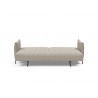 Innovation Living Malloy Sofa Bed - Kenya Gravel - Back Fully Folded