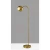 Adesso Emerson Floor Lamp Brass - Adesso Emerson Floor Lamp Brass