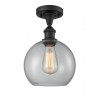 Glass Semi Flush - Oiled Rubbed Bronze