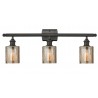 Glass Vanity Light - Oiled Rubbed Bronze - MERCURY GLASS