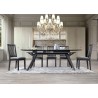 Alpine Furniture Lennox Rectangular Extension Dining Table, Dark Tobacco - Lifestyle