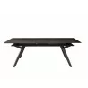 Alpine Furniture Lennox Rectangular Extension Dining Table, Dark Tobacco - Front Angle - Alpine Furniture Lennox Rectangular Extension Dining Table, Dark Tobacco - Front Angle