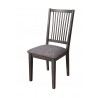 Alpine Furniture Lennox Side Chairs, Dark Tobacco - Set of Two - Front Side Angle