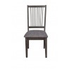 Alpine Furniture Lennox Side Chairs, Dark Tobacco - Set of Two - Front Angle