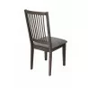 Alpine Furniture Lennox Side Chairs, Dark Tobacco - Set of Two - Back Side Angle - Alpine Furniture Lennox Side Chairs, Dark Tobacco - Set of Two - Back Side Angle
