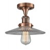 Glass Semi-Flush - Antique Copper - Antique Copper