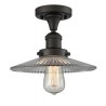 Glass Semi-Flush - Antique Copper - Oiled Rubbed Bronze