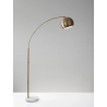 Adesso Astoria Arc Lamp Brass
