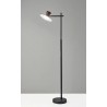 Adesso Elmore LED Floor Lamp With Smart Switch Front - Adesso Elmore LED Floor Lamp With Smart Switch Front