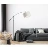 Adesso Adler Arc Lamp Steel - Adesso Adler Arc Lamp Steel