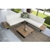 Hospitality Rattan Patio Norman's Cay 3-Piece Sectional Top View - Hospitality Rattan Patio Norman's Cay 3-Piece Sectional Top View