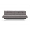  Innovation Living Dublexo Stainless Steel Sofa Bed - Mixed Dance Grey - Front 